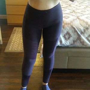 BLACK CHERRY moto leggings